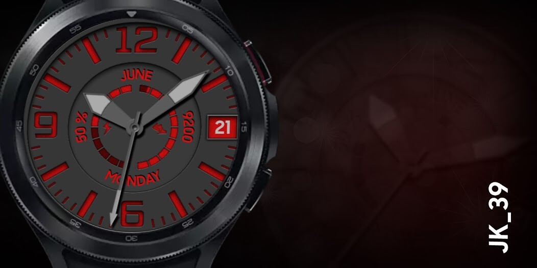 Run android online APK JK_39 Analog [Watch Face] from MyAndroid or emulate JK_39 Analog [Watch Face] using MyAndroid